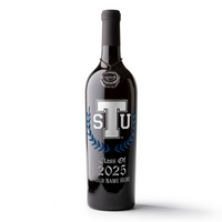 Tennessee State University Custom Alumni Etched Wine Bottle