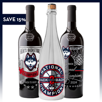 UCONN 2024 Men's Basketball Champions Collectors 3 Pack