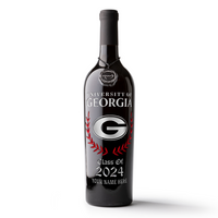 University of Georgia Custom Alumni Display Bottle