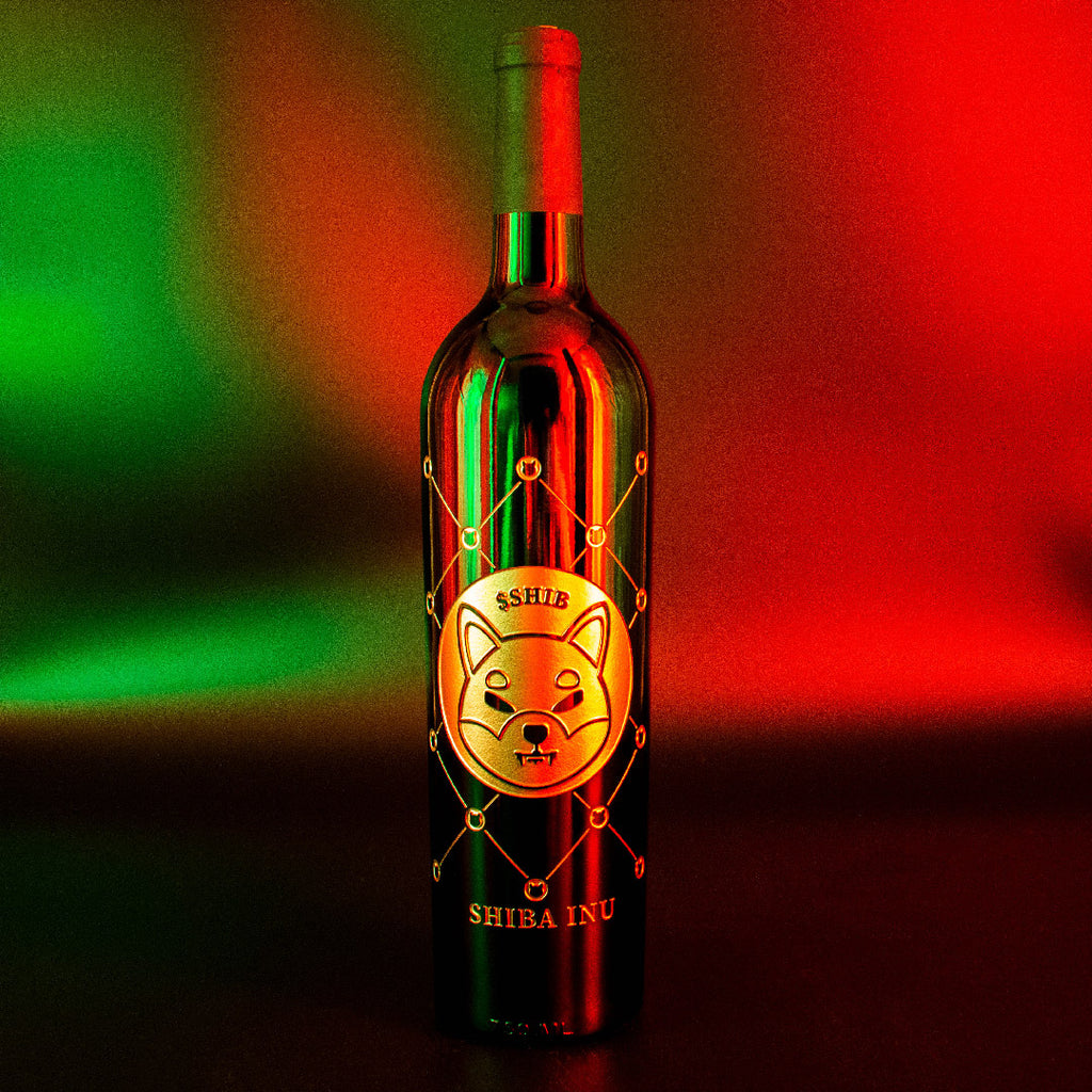 Shiba Inu Token Etched Wine