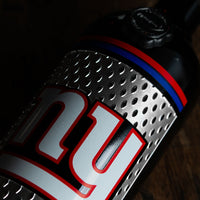 New York Giants Jersey Logo Etched Wine