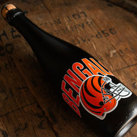 Cincinnati Bengals Helmet Black Bubbly