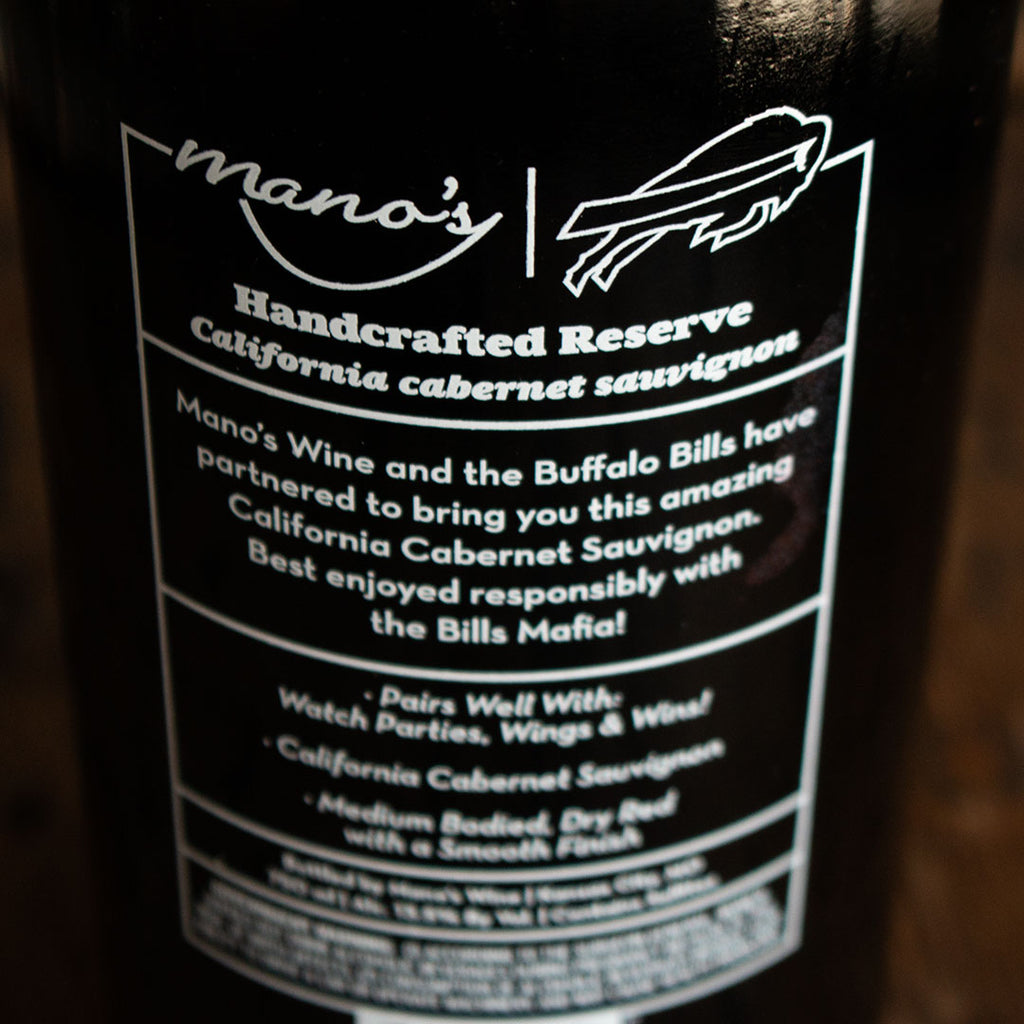 Buffalo Bills Artist Series Etched Wine
