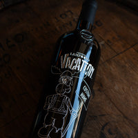 National Lampoons Vacation Custom Name Etched Wine