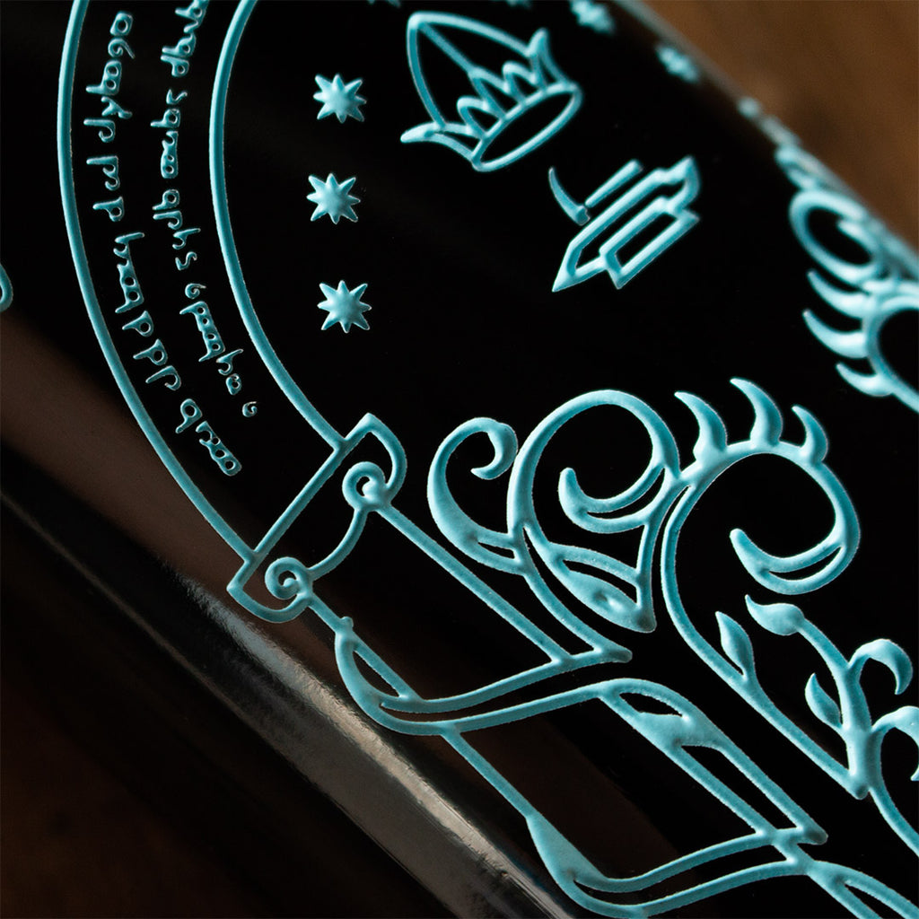 The Lord of the Rings Doors of Durin Etched Wine