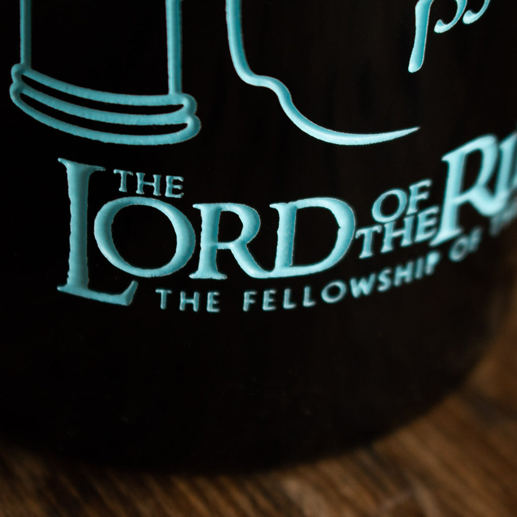The Lord of the Rings Doors of Durin Etched Wine
