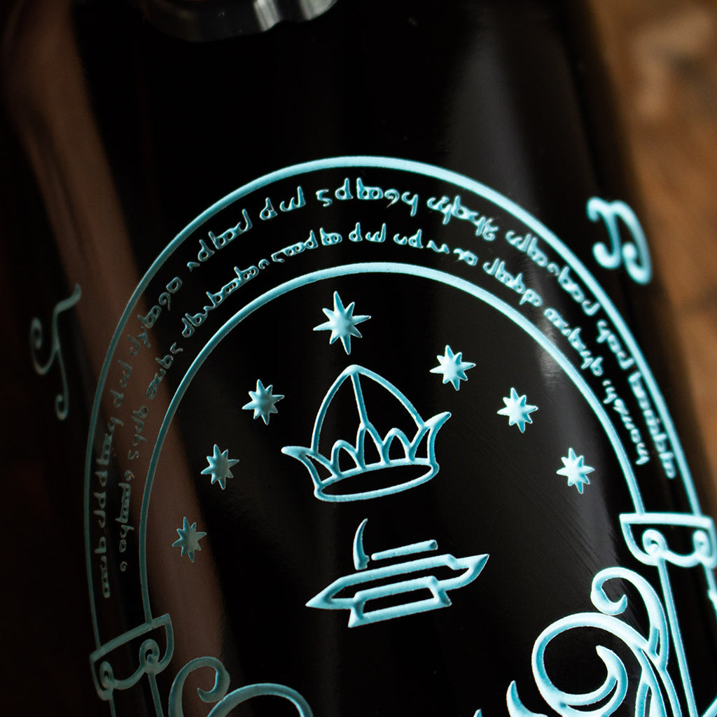 The Lord of the Rings Doors of Durin Etched Wine