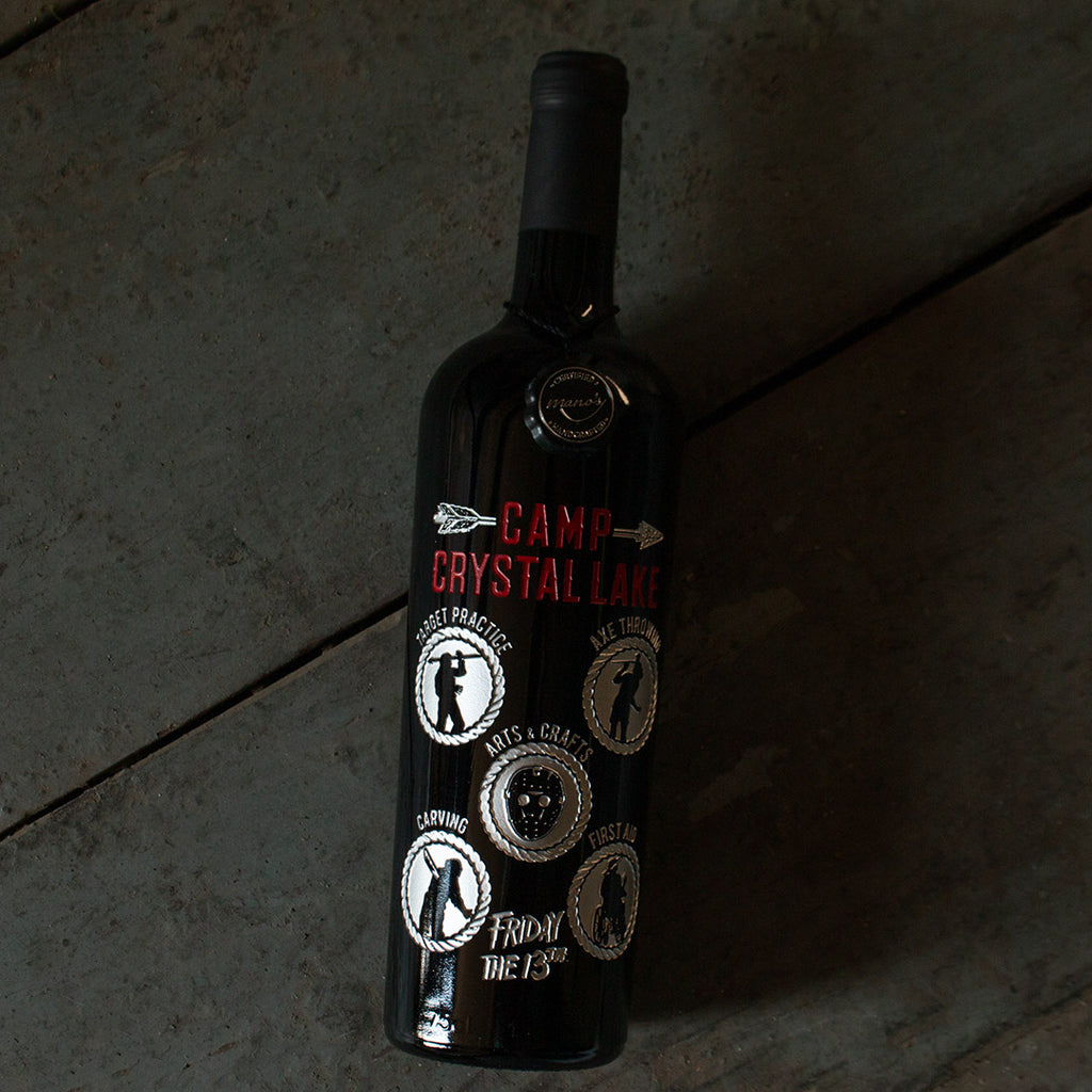 Friday the 13th Camp Activities Etched Wine