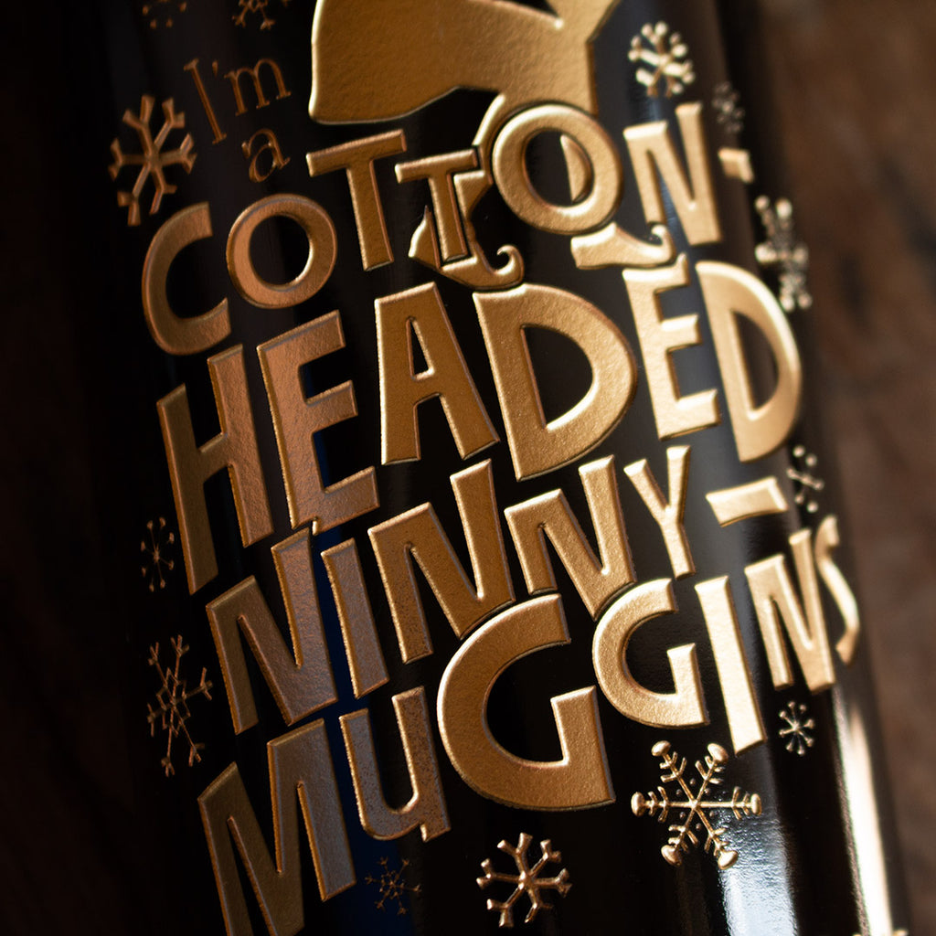 Elf Custom Name Etched Wine