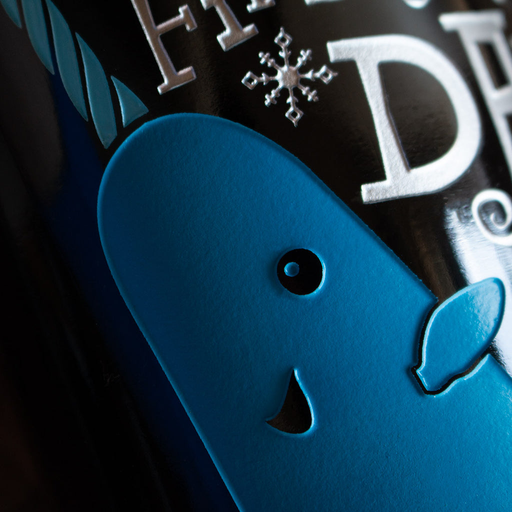 Elf Mr. Narwhal Etched Wine