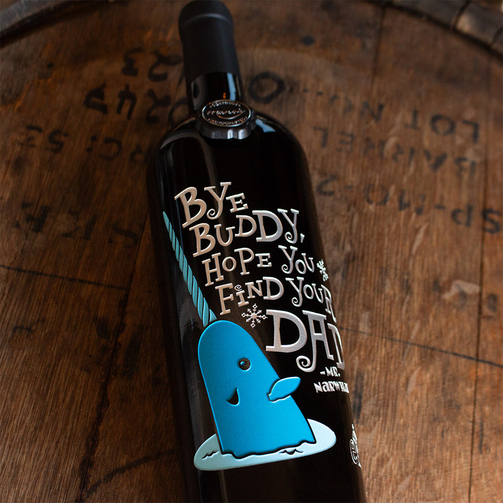 Elf Mr. Narwhal Etched Wine