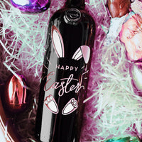 Easter Bunny Etched Wine