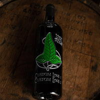 The Lord of the Rings Leaf of Lorien Custom Name Etched Wine
