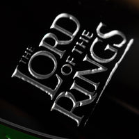 The Lord of the Rings Leaf of Lorien Custom Name Etched Wine