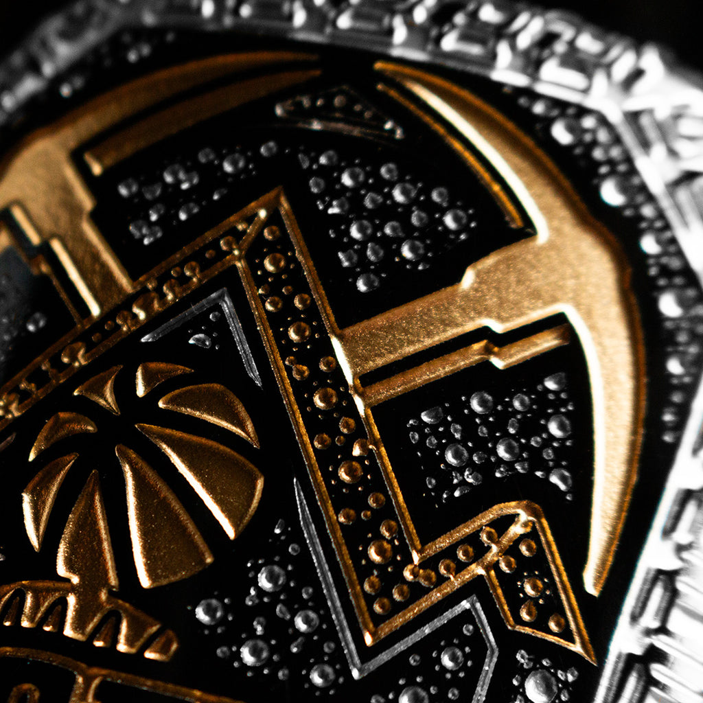 Nuggets 2023 Commemorative Championship Ring Etched Wine Bottle