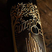 The Wizard of Oz Tree etched wine
