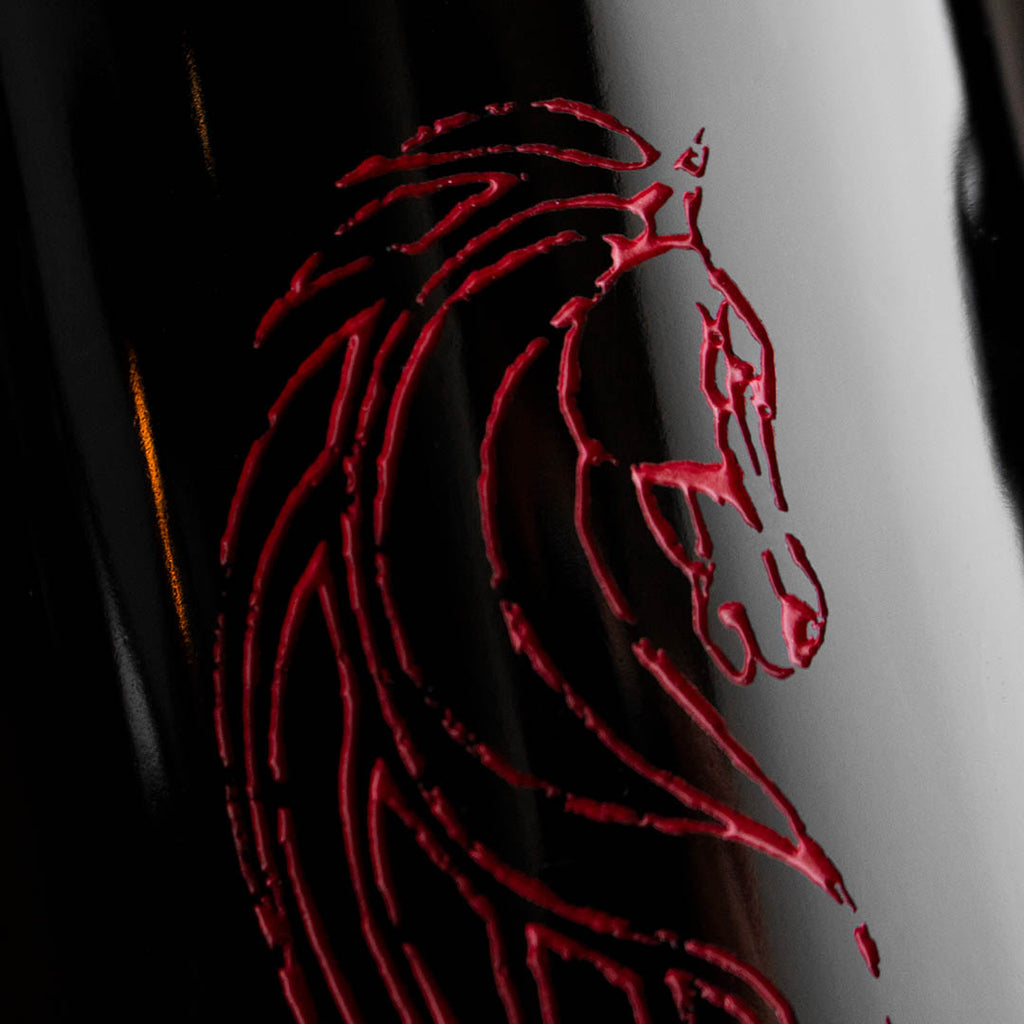 The Lord of the Rings Rohan Etched Wine