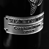 Vikings Custom Season Ticket Member Etched Wine