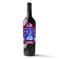 Colorado Avalanche Custom Photo Label Wine