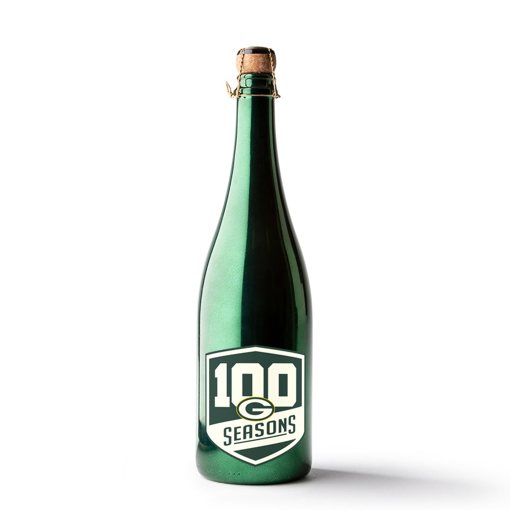 Green Bay Packers 100 Seasons Metallic Green Bubbly