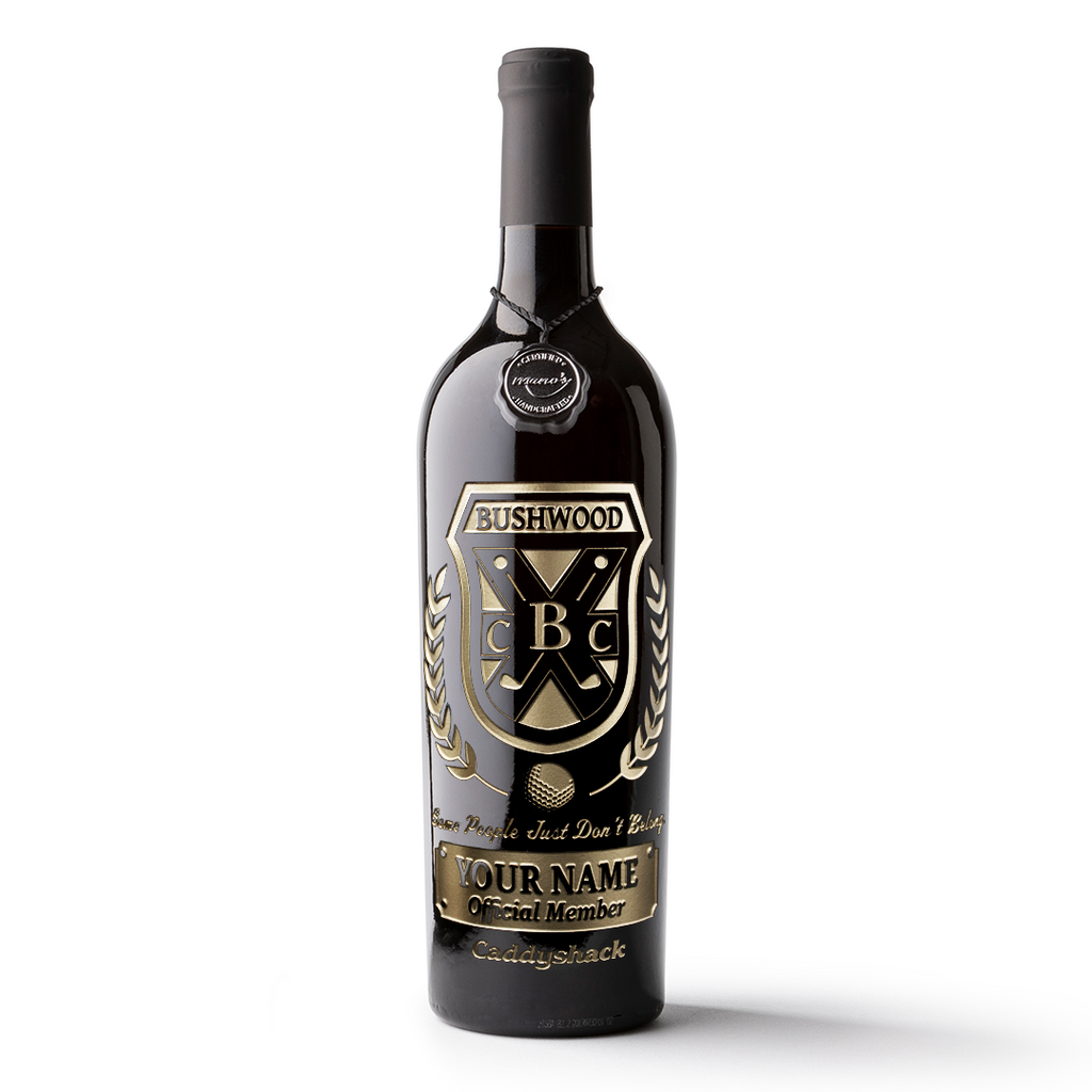 Caddyshack Custom Member Etched Wine