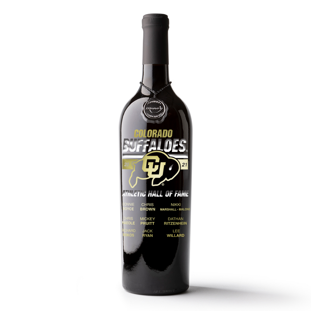 CU Hall of Fame 2021 Etched Wine