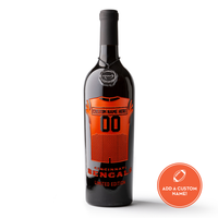 Cincinnati Bengals Custom Name Jersey Etched Wine