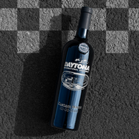 Daytona International Speedway Custom Etched Wine