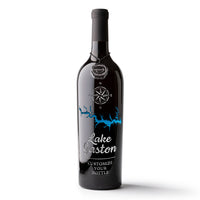 Lake Gaston Custom Etched Wine