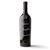 New Memories Custom Name Etched Wine