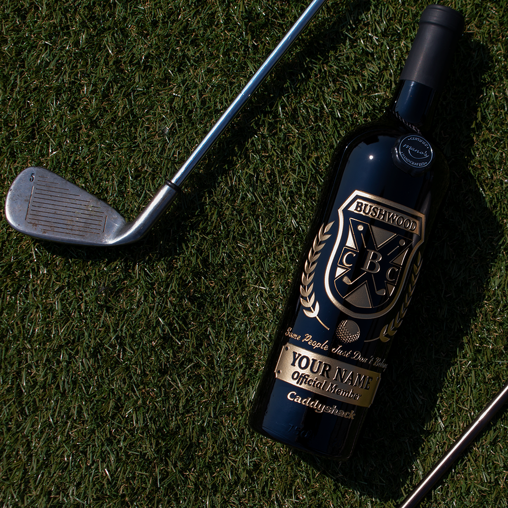 Caddyshack Custom Member Etched Wine