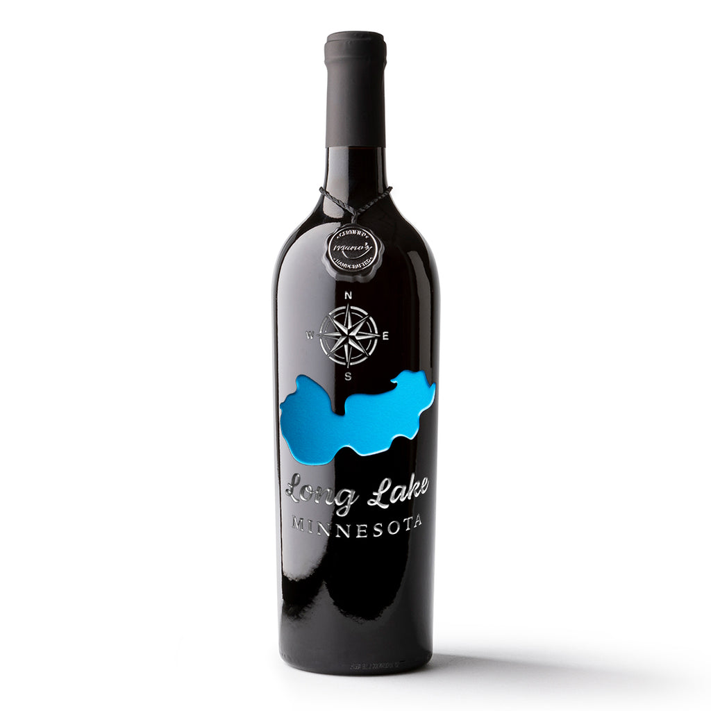 Long Lake Etched Wine