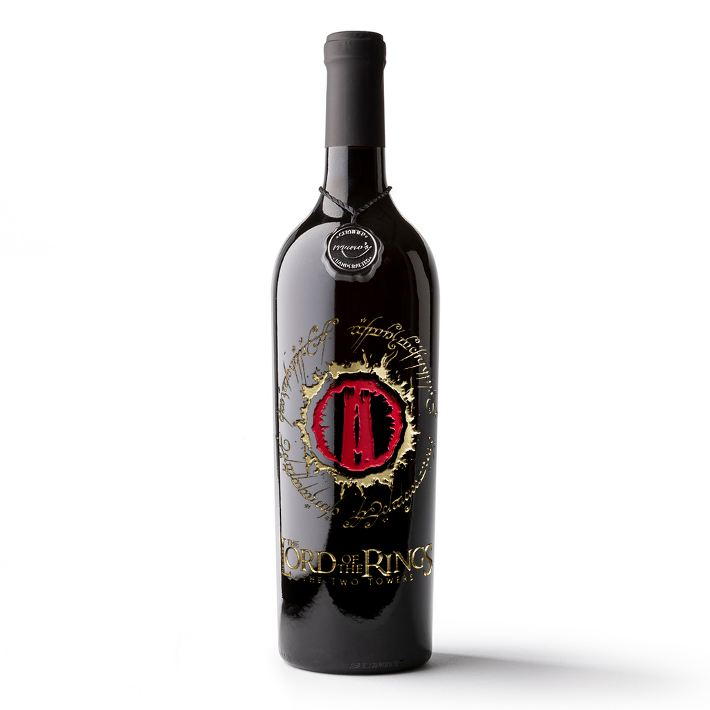 The Lord of the Rings Eye Etched Wine