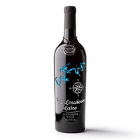 Fort Loudon Lake Custom Etched Wine