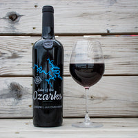 Lake of the Ozarks Custom Etched Wine