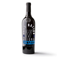 Villanova 2018 National Champions Nova Nation Etched Wine