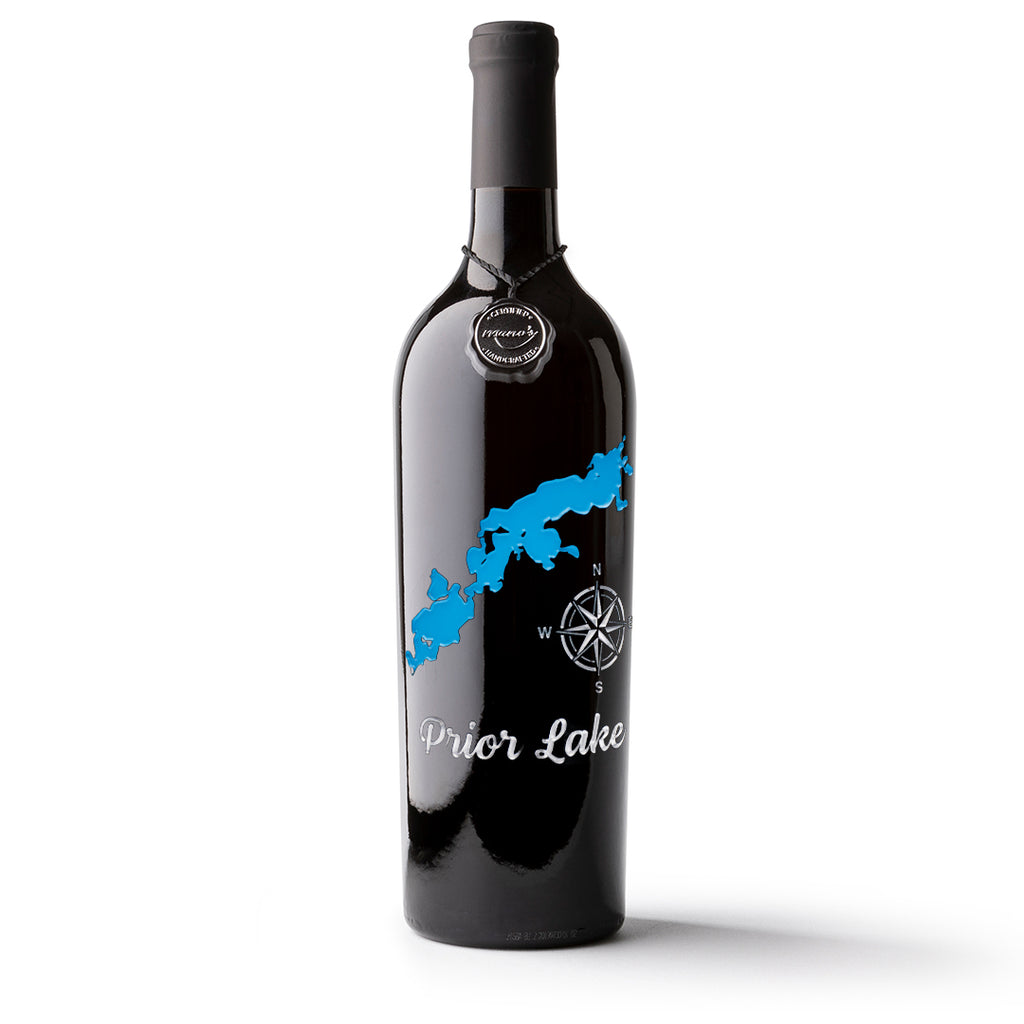 Prior Lake Etched Wine