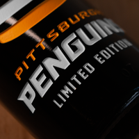 Pittsburgh Penguins Custom Jersey Etched Wine