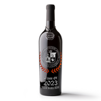 Virginia Tech Custom Alumni Etched Wine