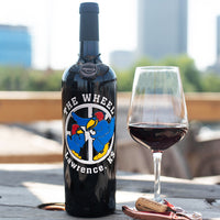 The Wheel Lawerence KS Etched Wine