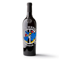 The Wheel Lawerence KS Etched Wine