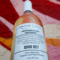 Cincinnati Bengals Retro Logo Sauvignon Blanc