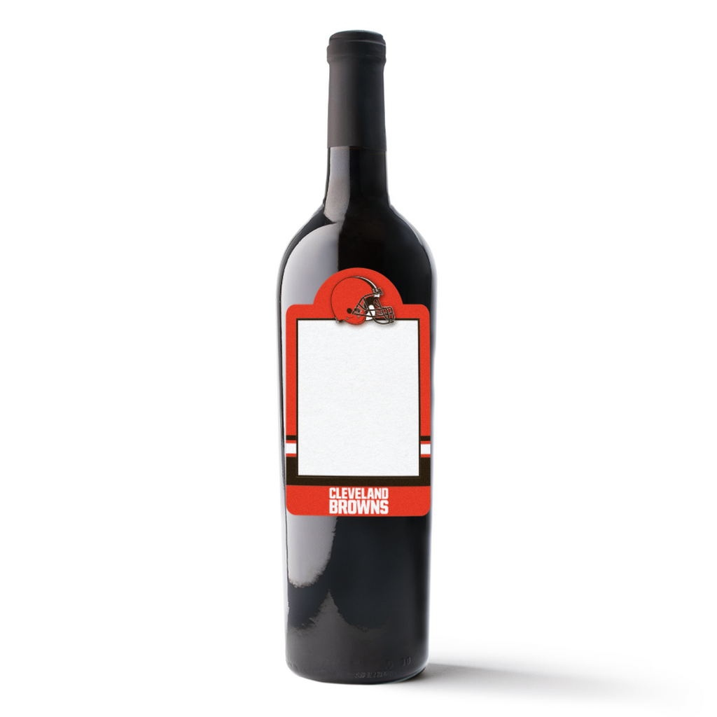 Cleveland Browns Custom Photo Frame Labeled Wine