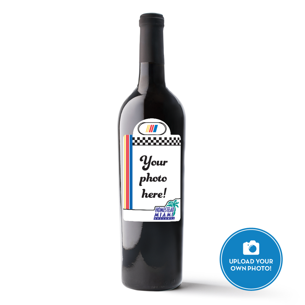 Homestead Miami Speedway Custom Photo Frame Labeled Wine