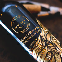 Mano's Reserve Cabernet Sauvignon Etched Wine