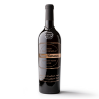 Happy Retirement Custom Etched Wine